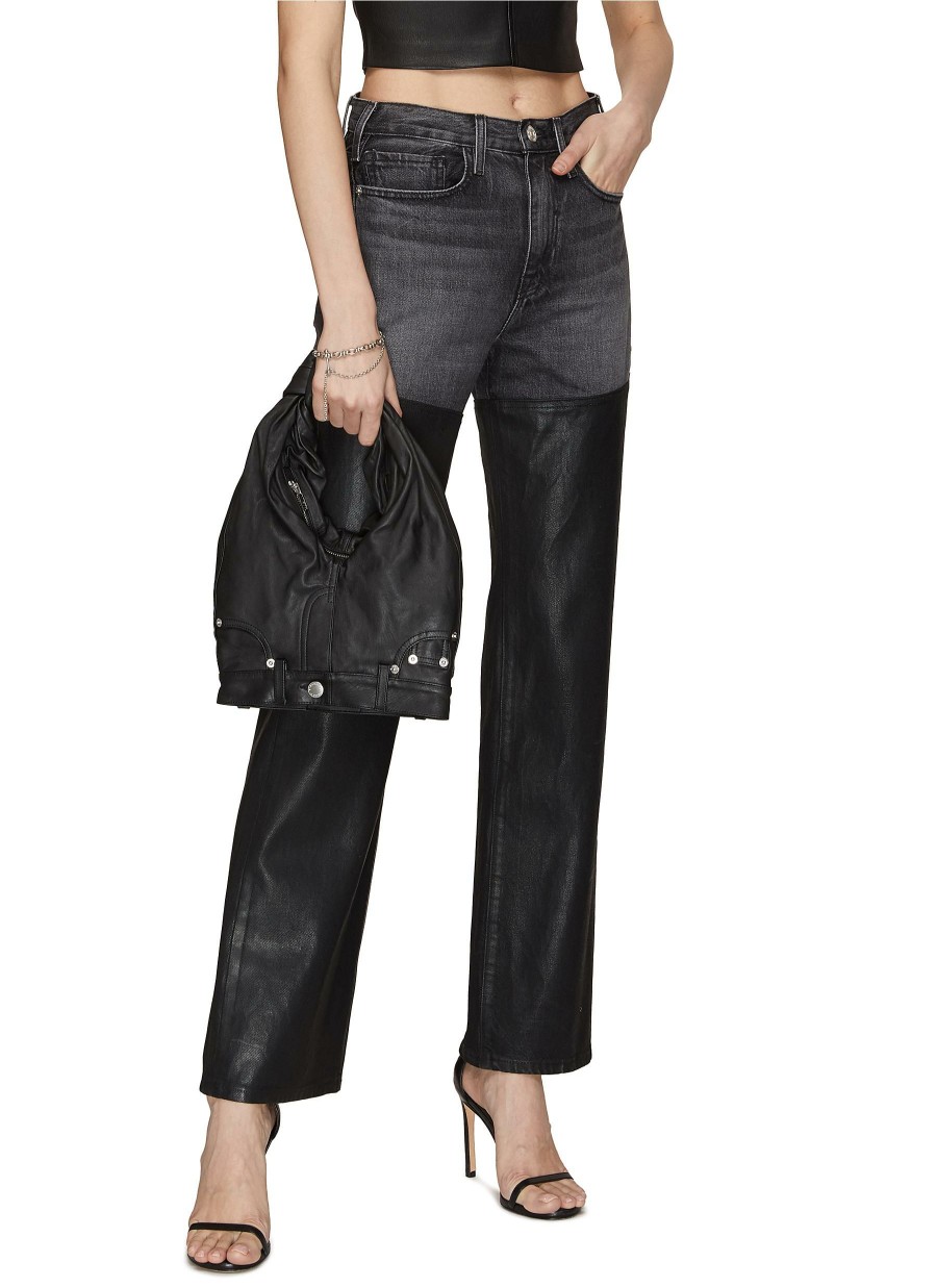 Bags * | Alexander Wang Outlet Sale Mini Leather 5 Pocket Pants Hobo Bag