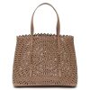 Bags * | Alaia Flash Sale 'Mina' 32 Vienne Perforated Calfskin Leather Tote Bag