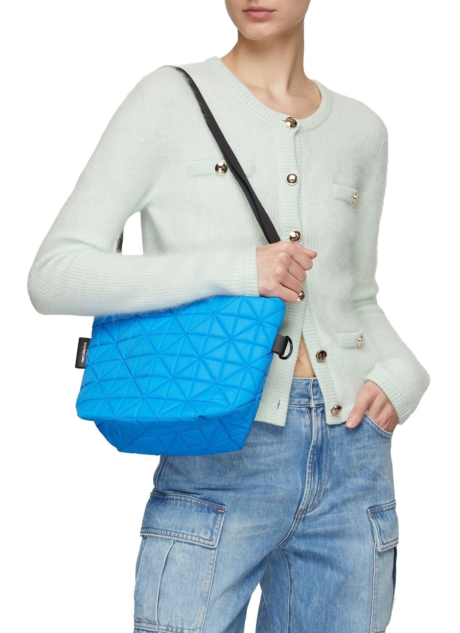 Bags * | Veecollective Tendy Style Vee' Quilted Recycled Nylon Clutch