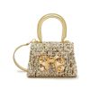 Bags * | Self-Portrait Outlet Micro 'Bow' Boucle Crossbody Bag