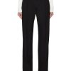 Clothing * | Dion Lee Excellent Quality Flat Front Adjustable Buckle Detail Wool Pants