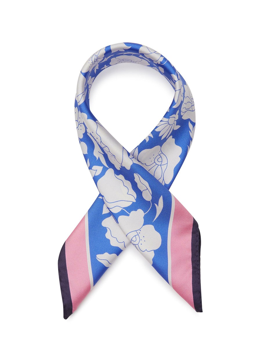 Accessories * | Liberty London Online 'Poppy And Daisy' Silk Twill Scarf