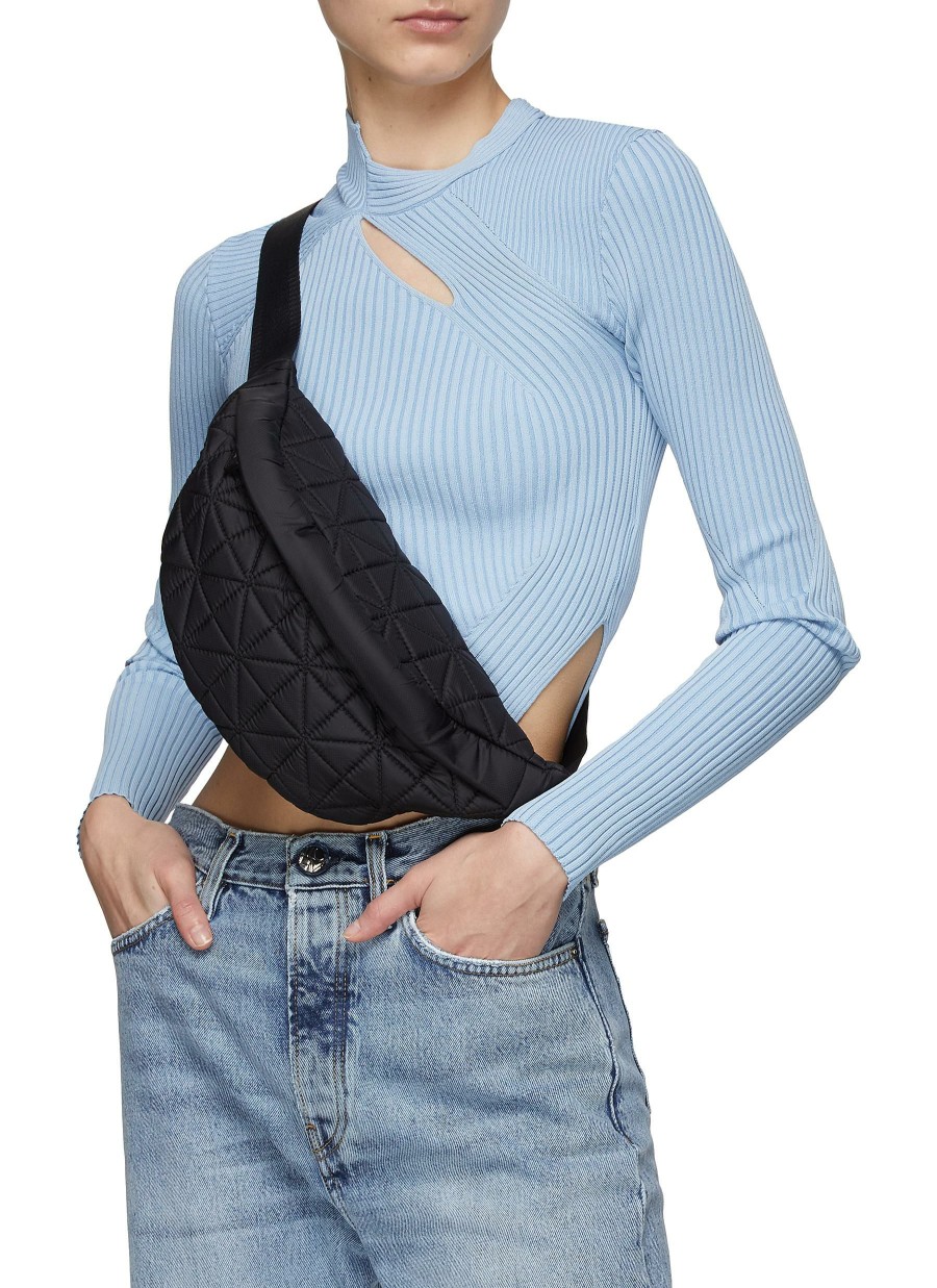 Bags * | Veecollective Best Sale Vee' Quilted Recycled Nylon Waist Bag