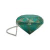 Bags * | Judith Leiber Best Sellers Diamond Emerald Chain Crystal Clutch