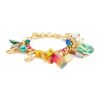 Accessories * | Venessa Arizaga Outlet 'In The Summertime' Gold Plated Brass Mixed Media Charm Bracelet