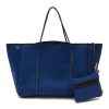 Bags * | State Of Escape Free Delivery 'Escape' Detachable Zip Pouch Neoprene Tote Bag