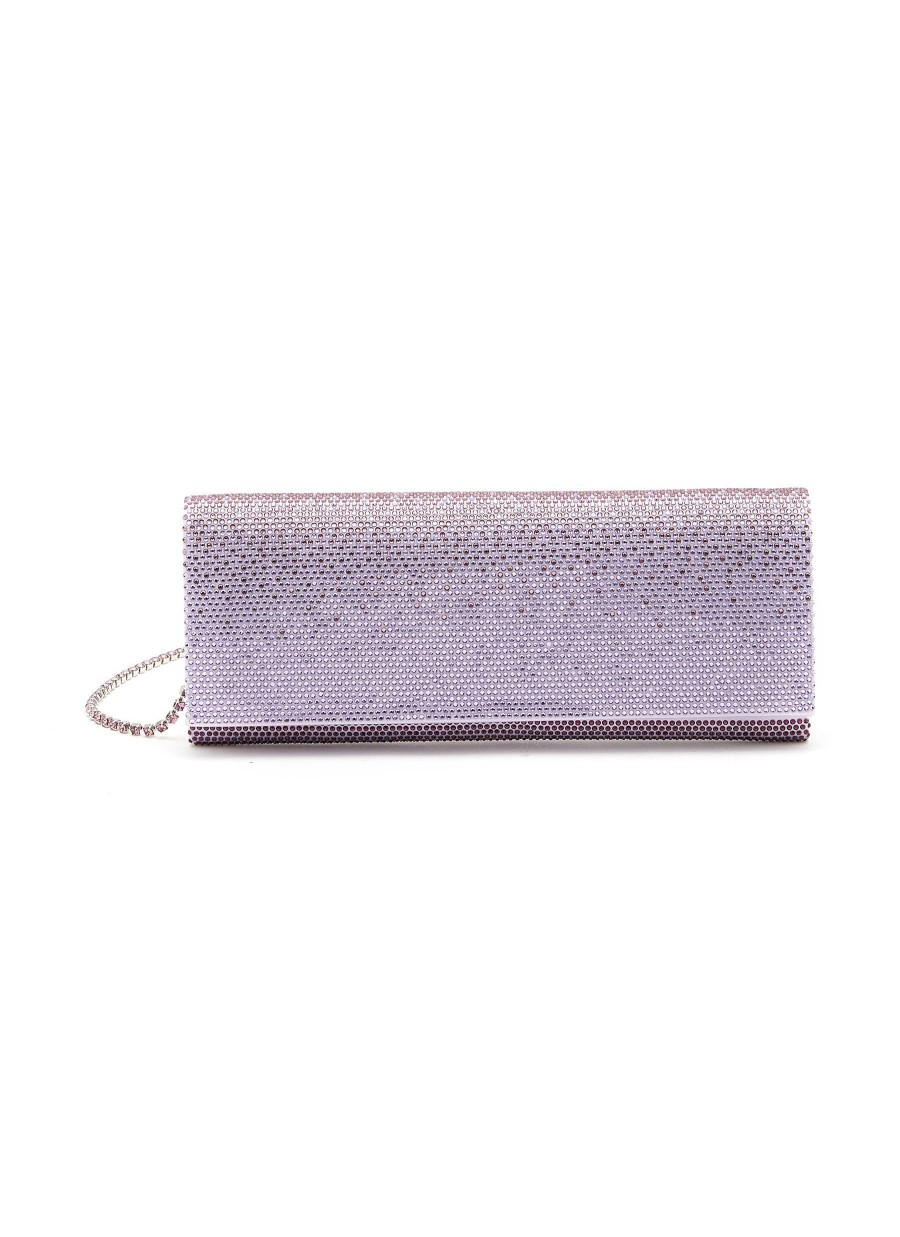 Bags * | Gedebe Discount All Over Crystal Envelope Clutch