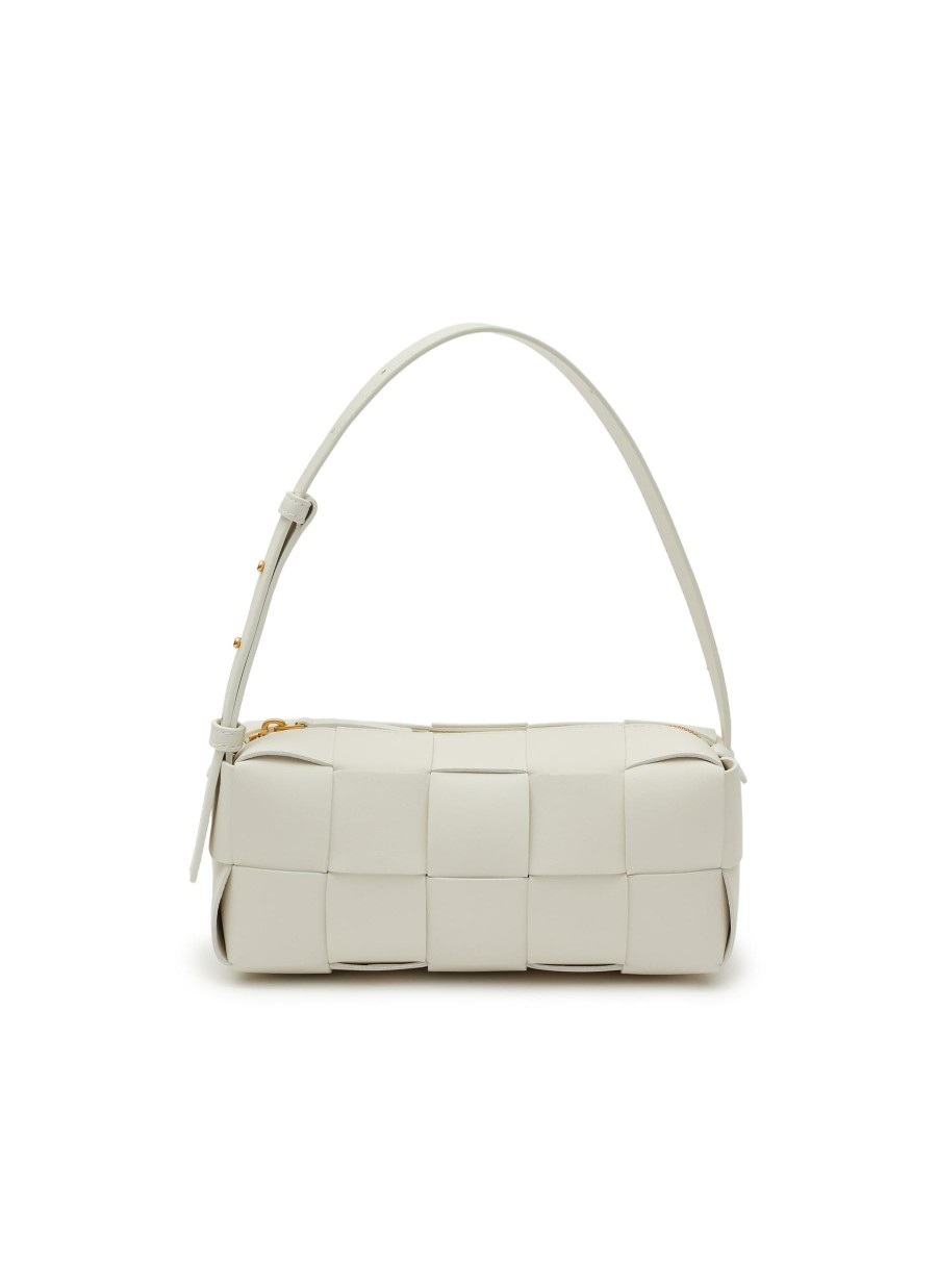 Bags * | Bottega Veneta Outlet Sale Small 'Brick Cassette' Intreccio Nappa Leather Bag