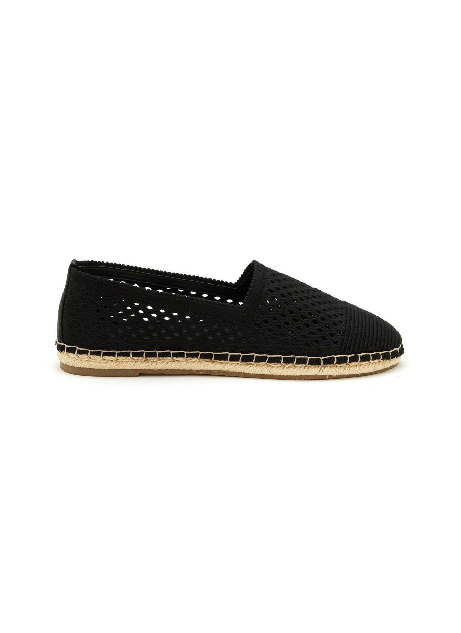 Shoes * | Pedder Red Outlet 'Audrey' Ribbed Toe Cap Mesh Espadrilles