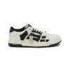 Shoes * | Amiri Good Quality 'Skel' Low Top Lace Up Leather Sneakers