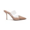 Shoes * | Alaia Premium 'Coeur' 90 Pvc Strap Patent Leather Mules