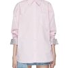 Clothing * | Alexander Wang Shop Crystal Cuff Button Down Oversize Shirt