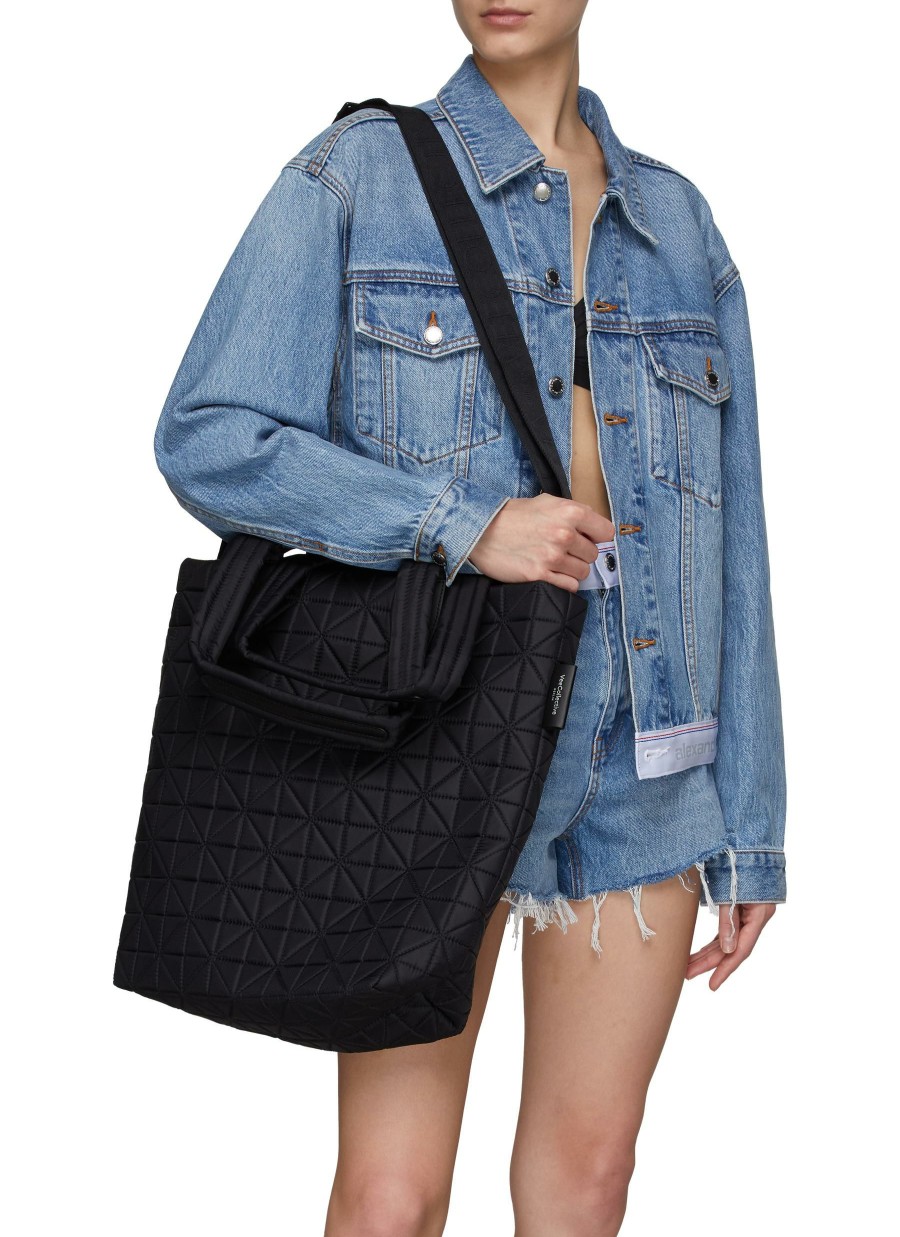 Bags * | Veecollective Hot Sale Vee' Quilted Recycled Nylon Shopper Bag