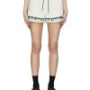 Clothing * | Sacai Discount Drawstring Waist High Rise Tweed Shorts