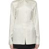 Clothing * | Alexander Wang Hot Sale Hotfix Crystal Slim Shirt