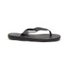 Shoes * | Ancient Greek Sandals Tendy Style 'Laconia' Wavy Band Patent Leather Thong Sandals