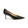 Shoes * | Jimmy Choo Best Sellers 'Love' 65 Logo Applique Patent Leather Pumps