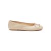 Shoes * | Sam Edelman Hot Sale 'Felicia Luxe' Logo Bow Applique Round Toe Paent Leather Ballerina Flats